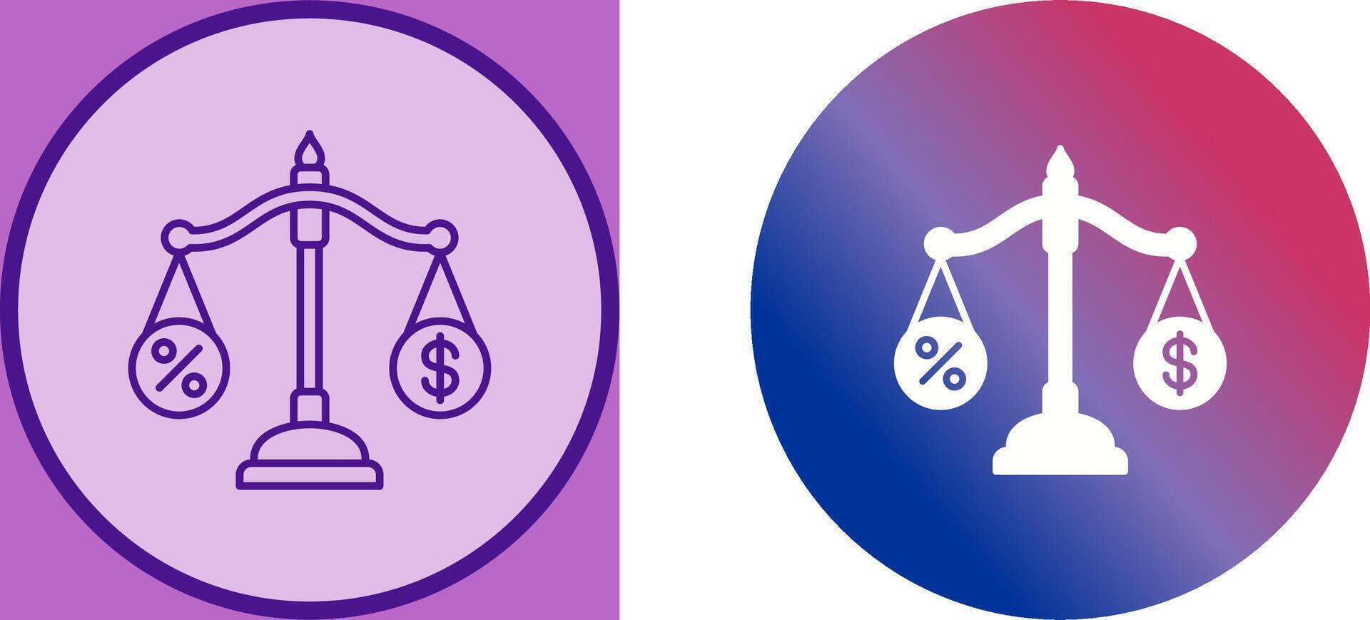 Scale Icon Design vector