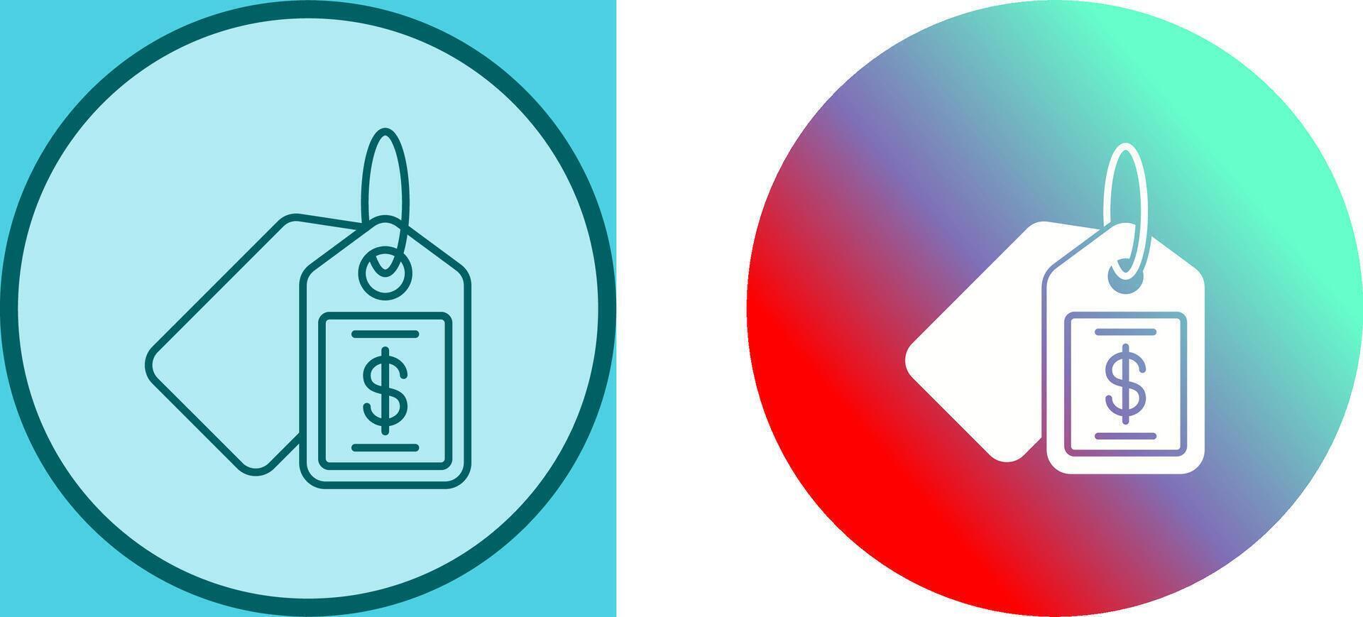 Price Tag Icon Design vector