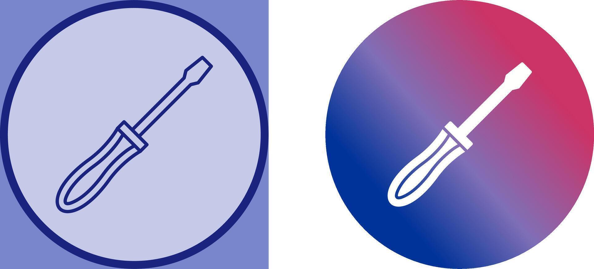 Screwdriver Icon Design vector