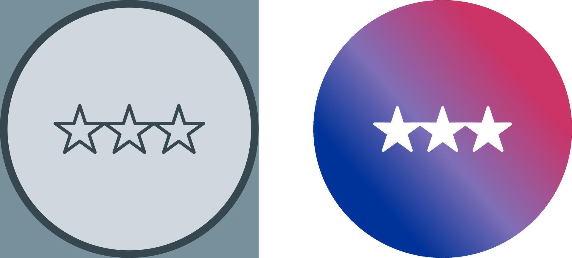 Stars Icon Design vector