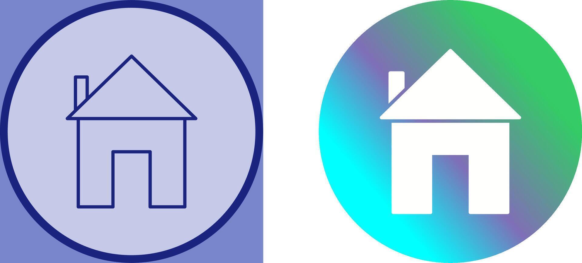 Unique Homepage Icon Design vector