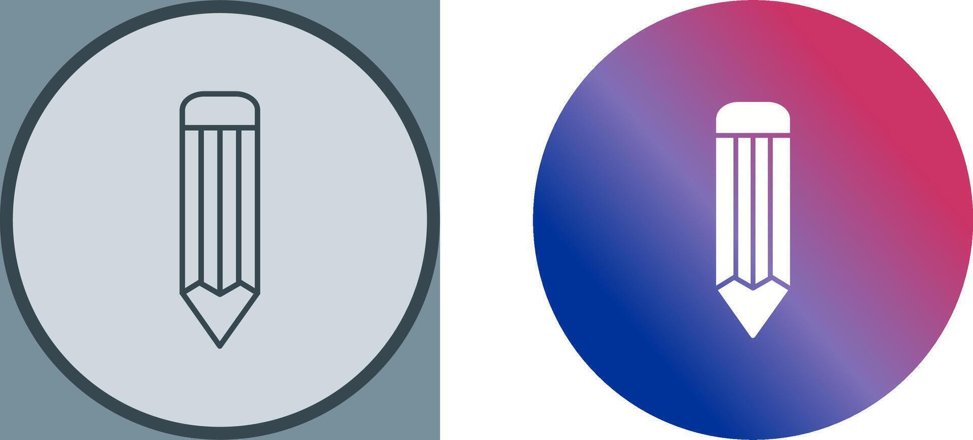 Unique Pencil Icon Design vector