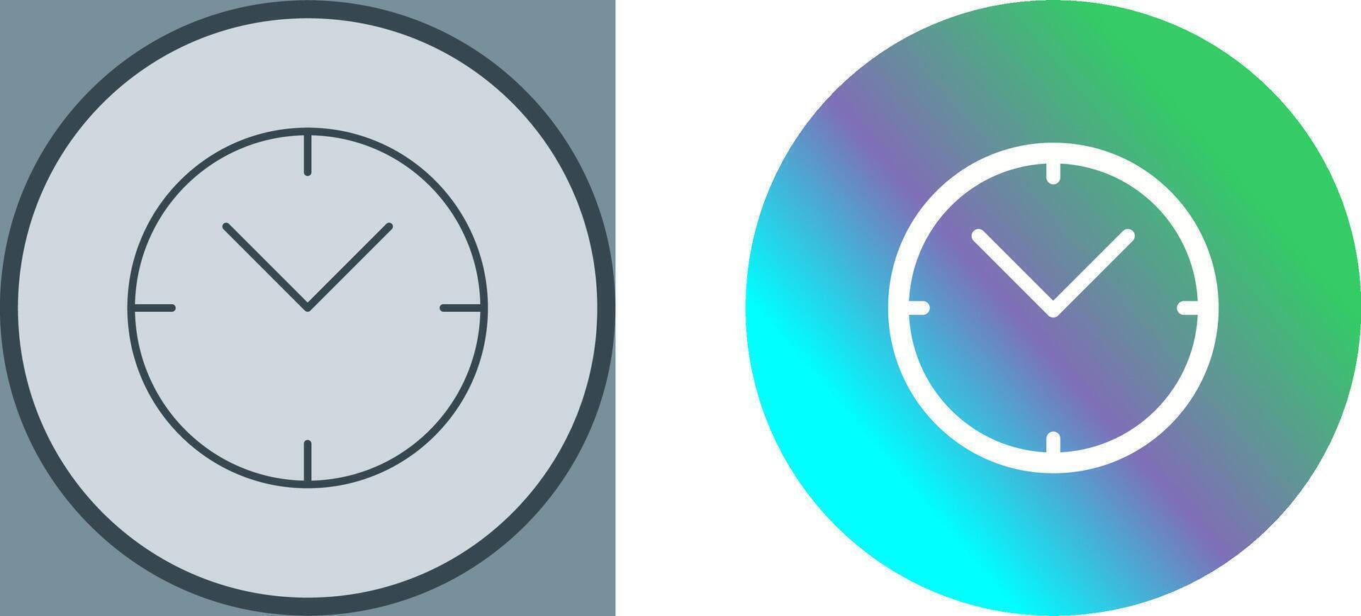 Unique Clock Icon Design vector