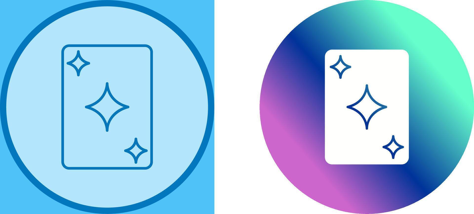 Unique Card Icon Design vector