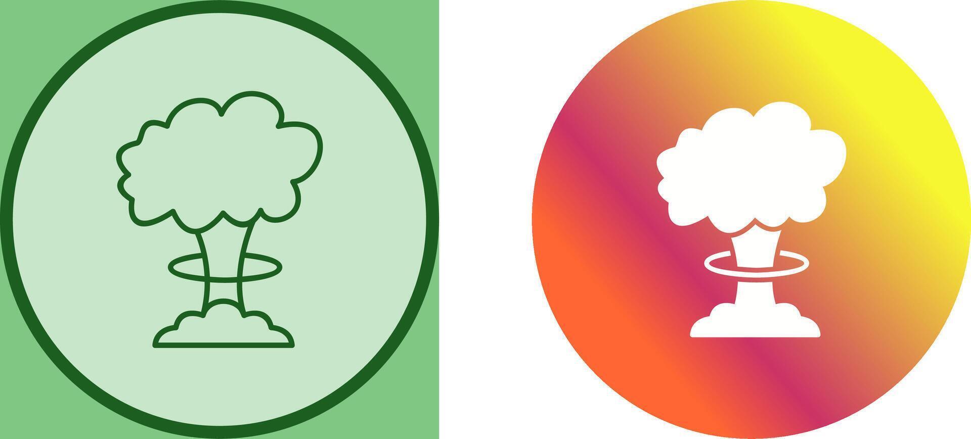 Unique Bomb Blast Icon Design vector