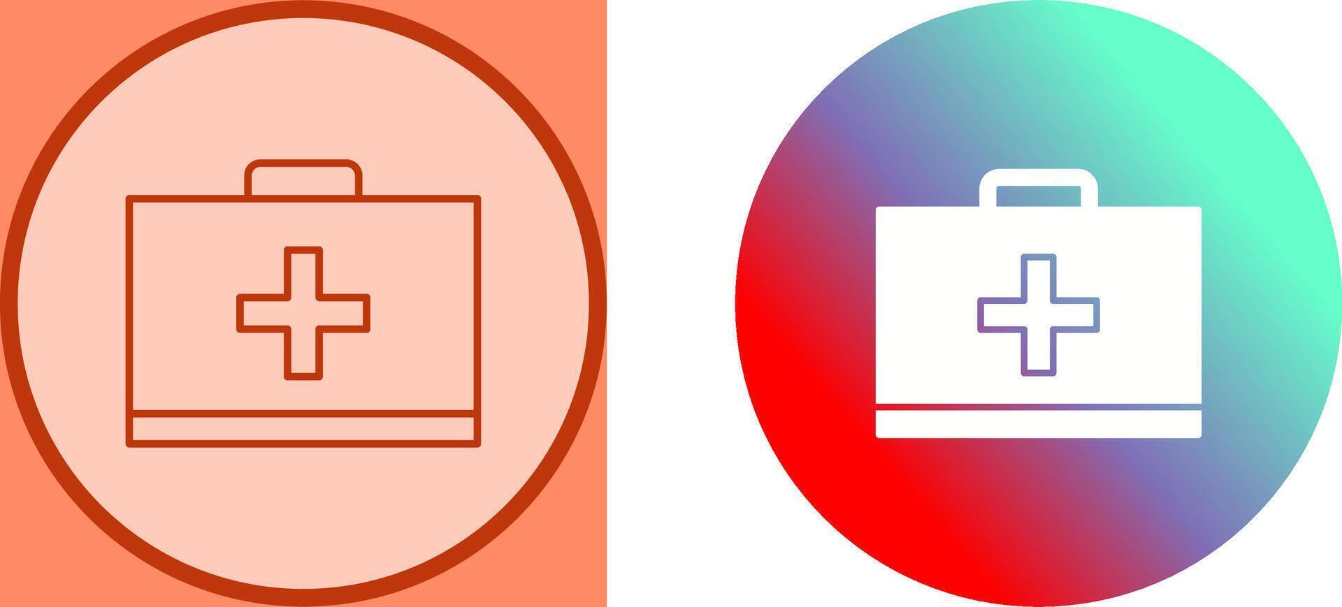 Unique First Aid Icon Design vector