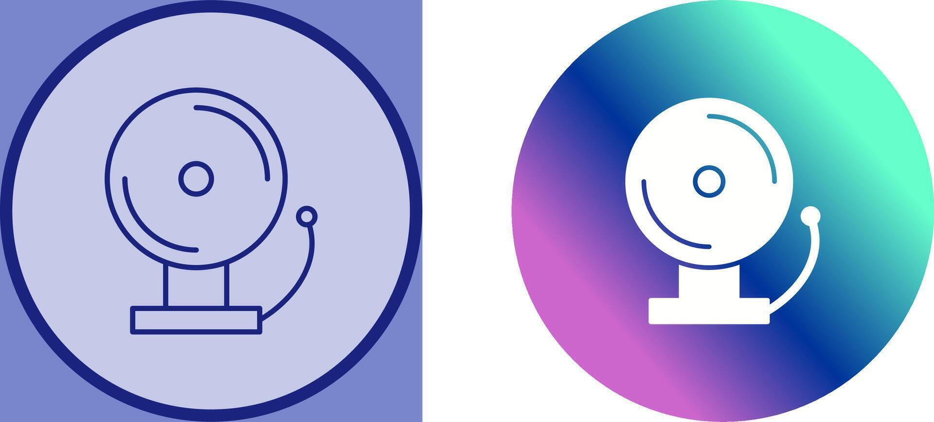 Unique Fire Alarm Icon Design vector