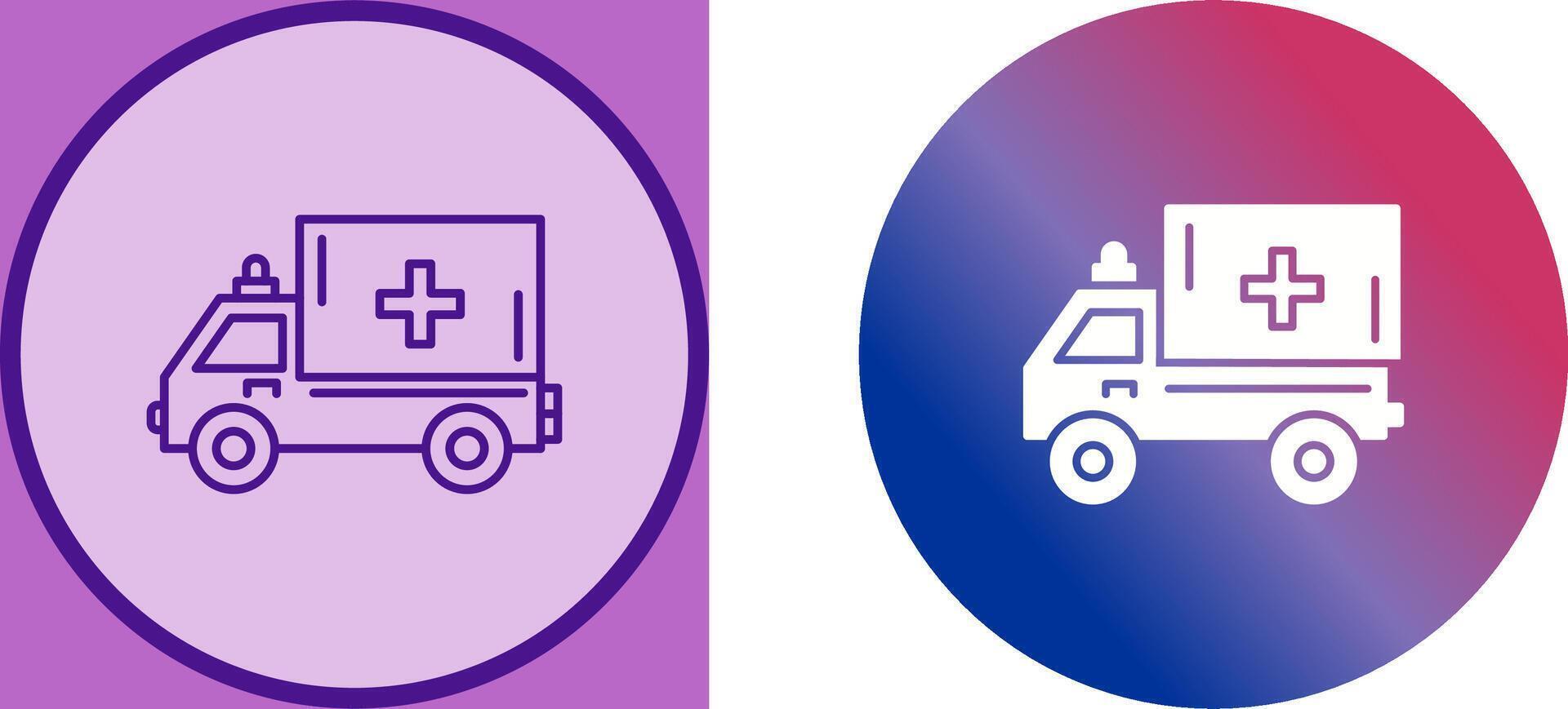 Ambulance Icon Design vector
