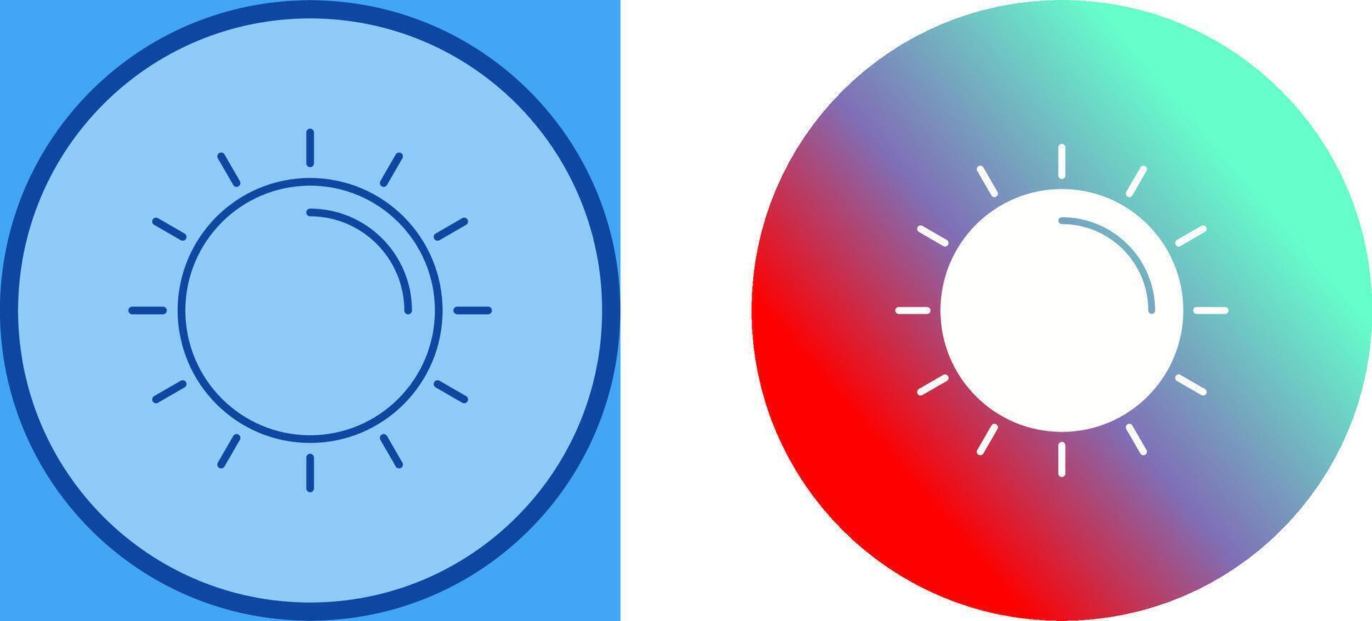 Sun Icon Design vector