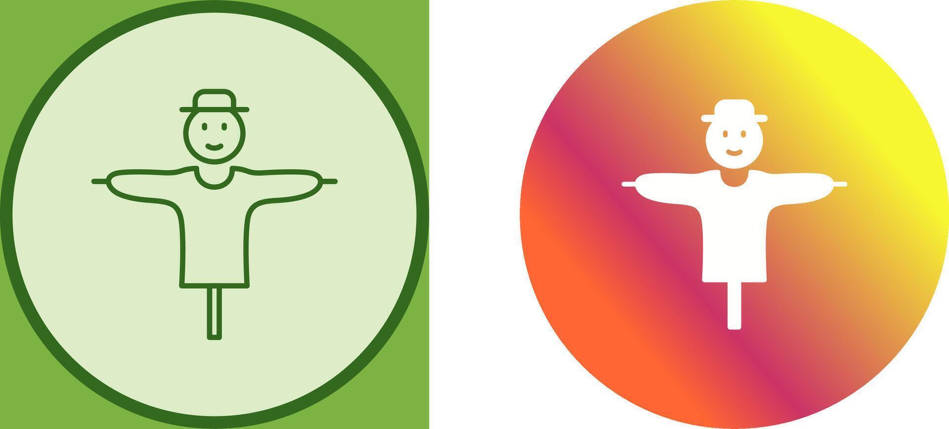Scare Crow Icon Design vector