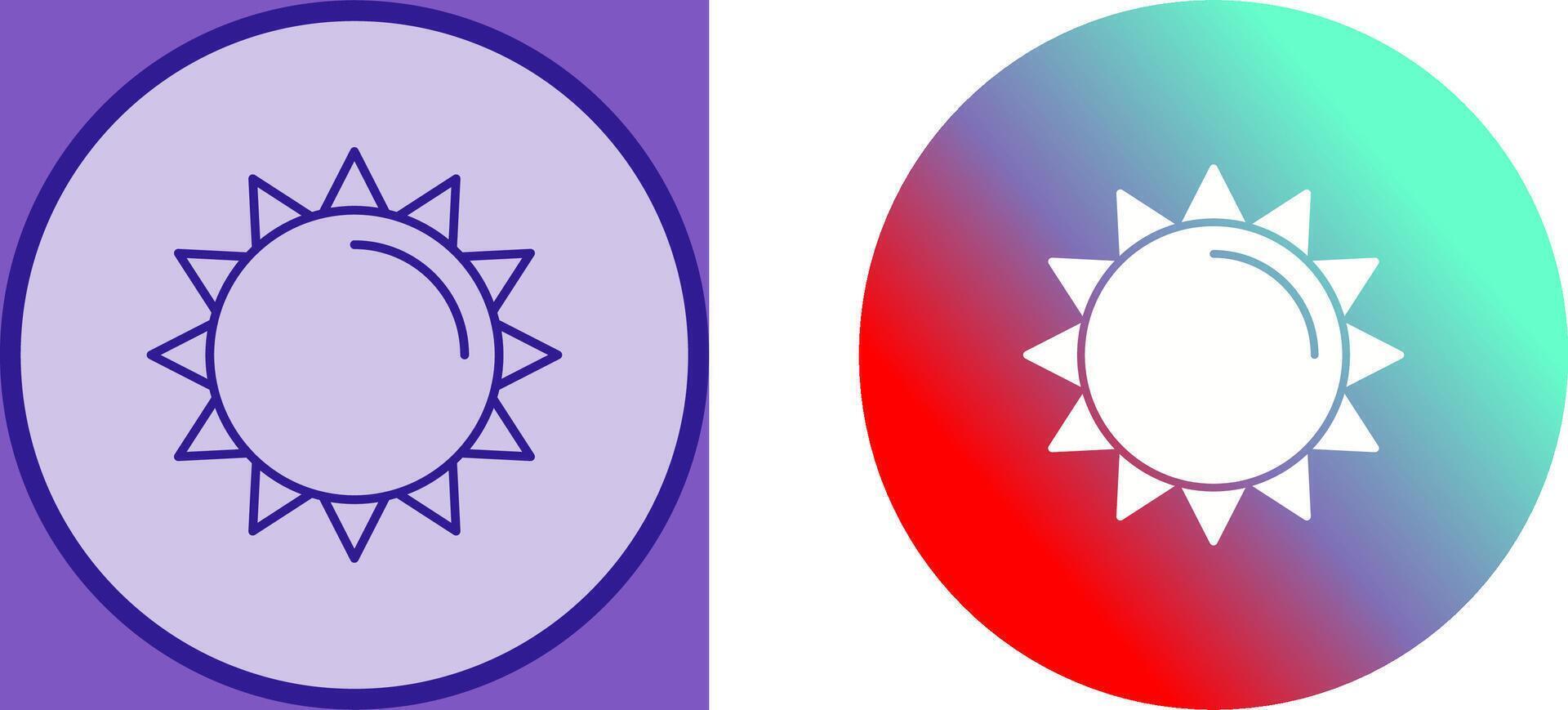 Sun Icon Design vector