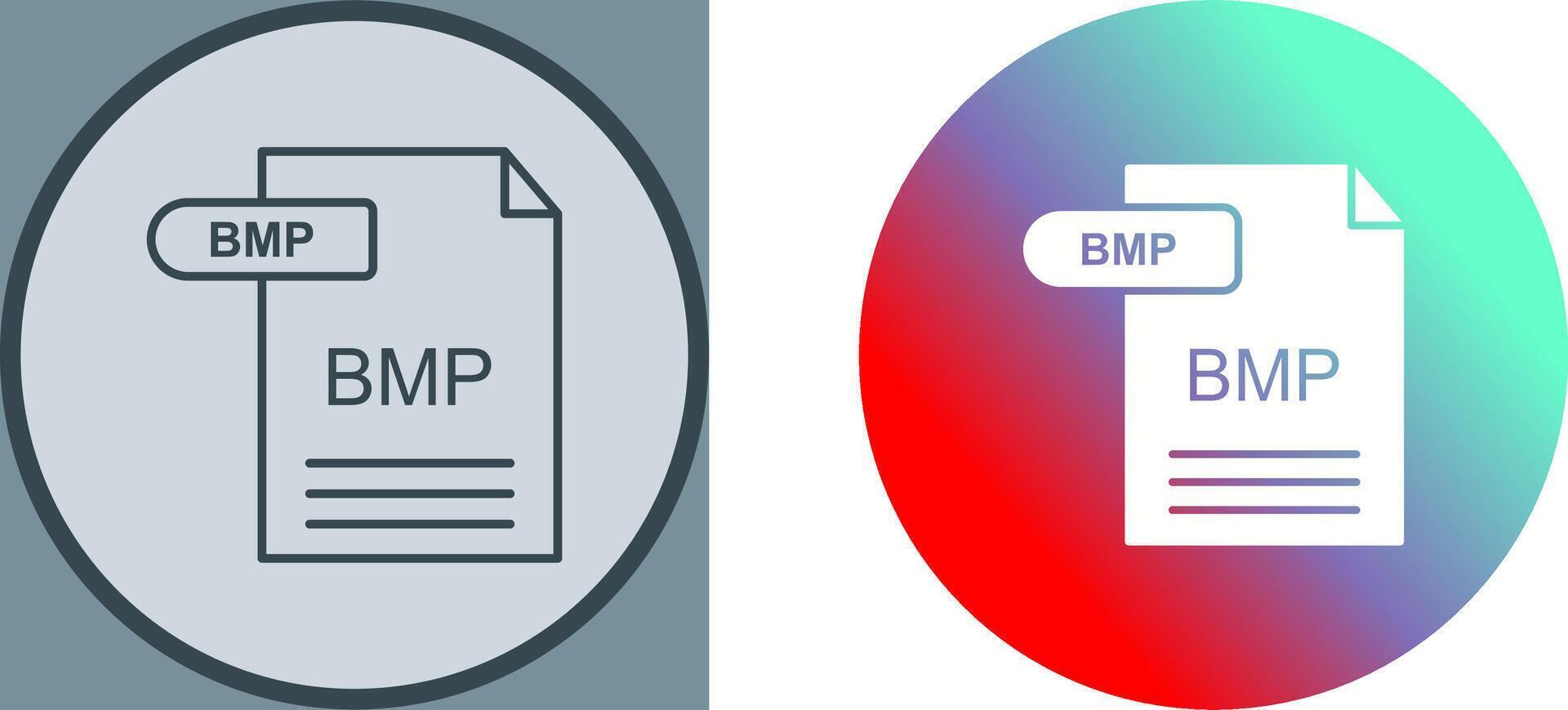 BMP Icon Design vector