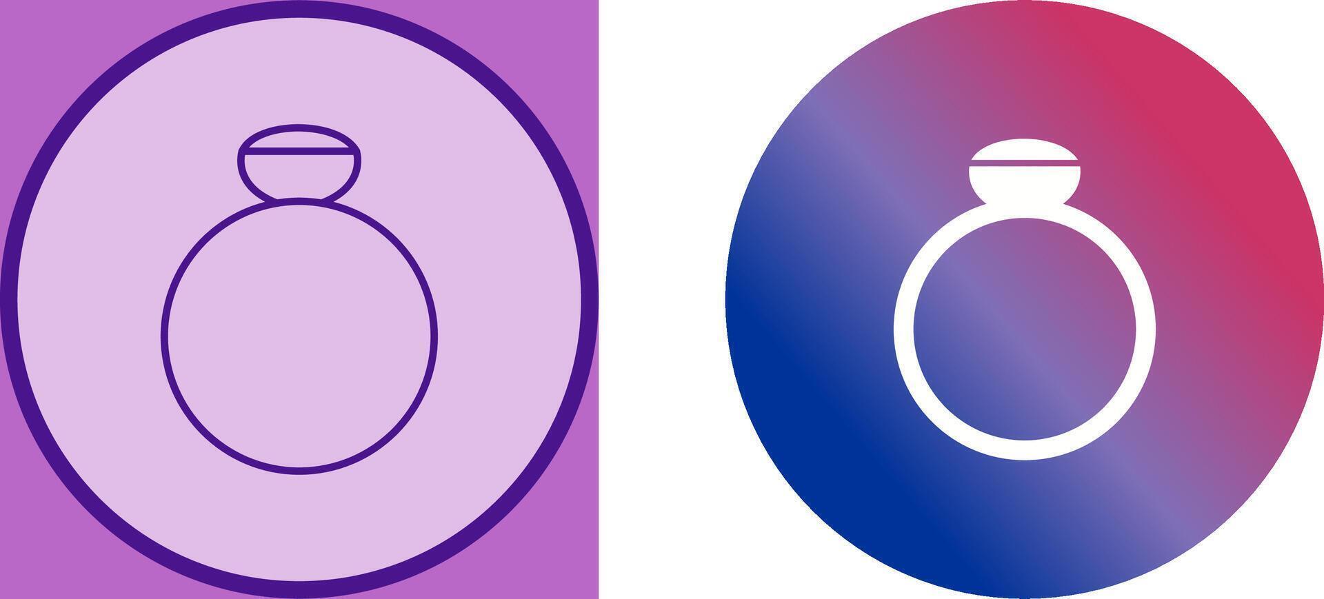Ring Icon Design vector