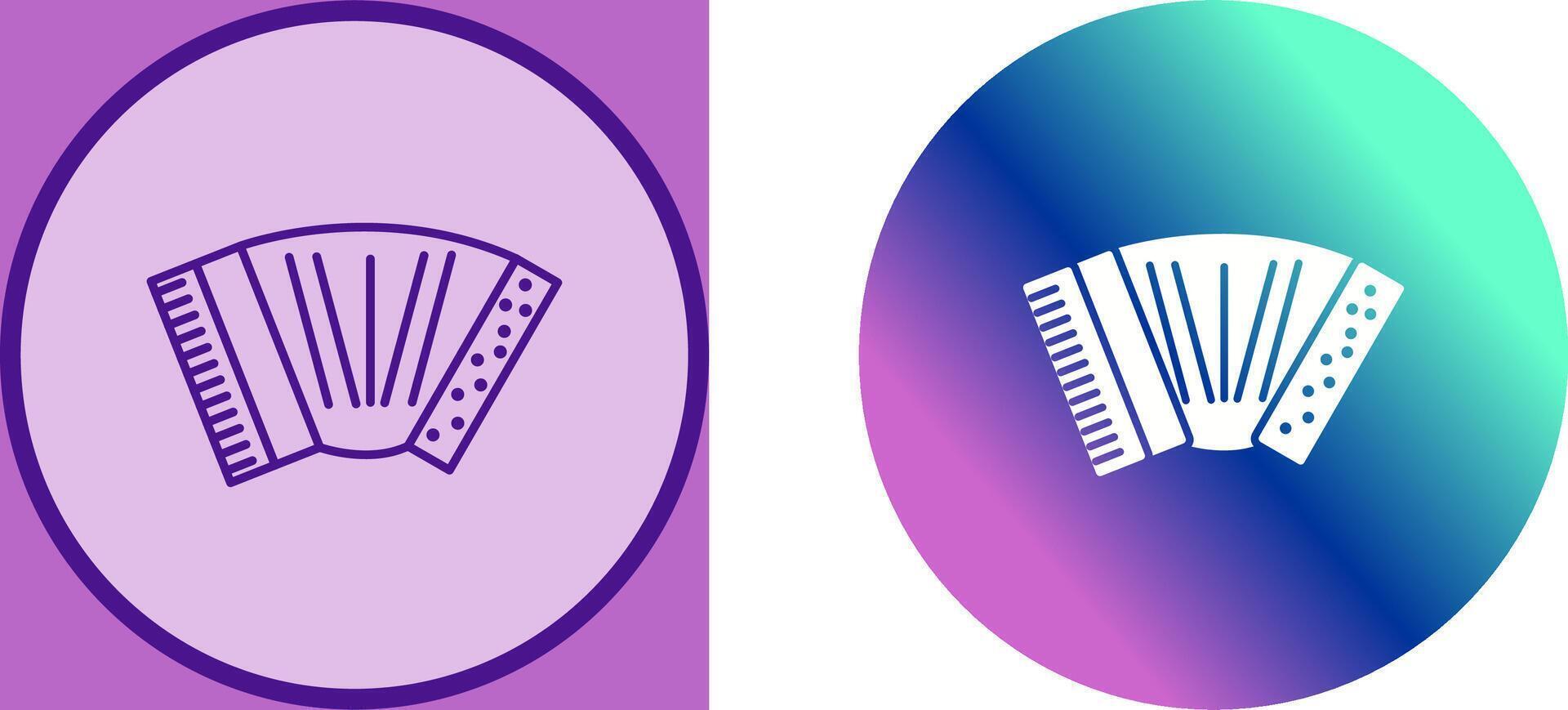 Accordion Icon Design vector