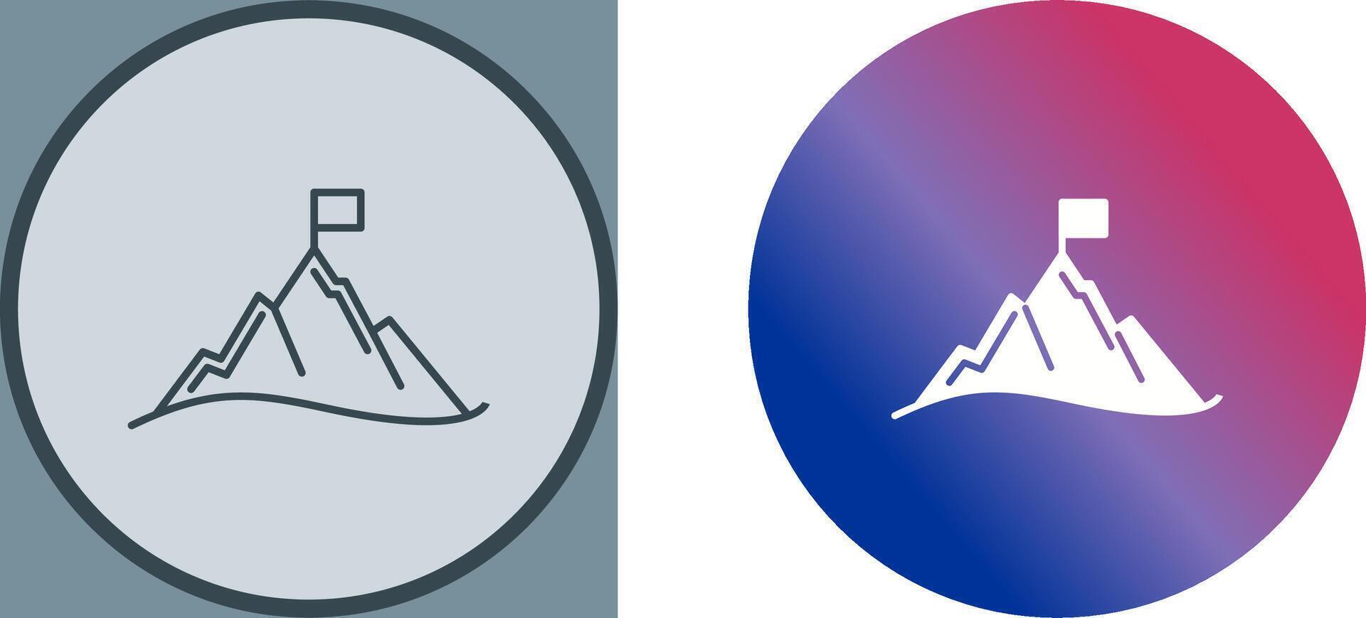 Mission Icon Design vector
