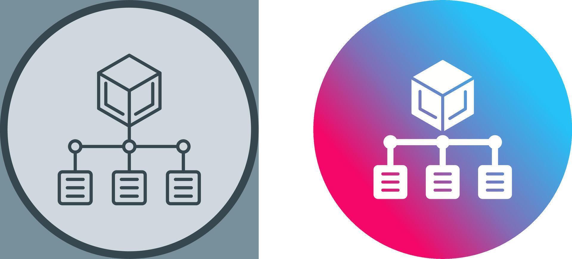 Distribution Icon Design vector