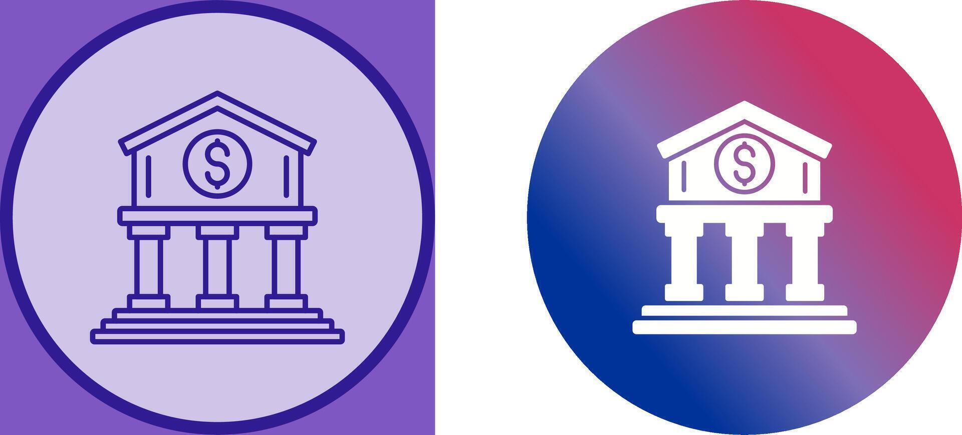 Bank Icon Design vector