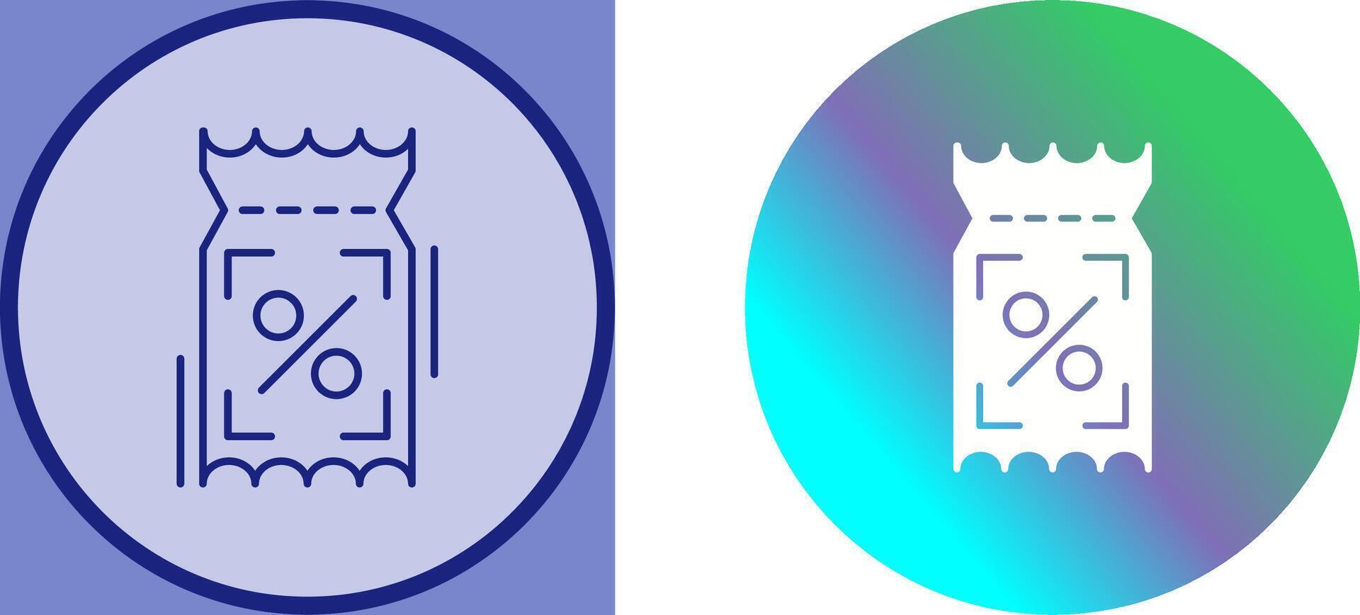 Coupons Icon Design vector