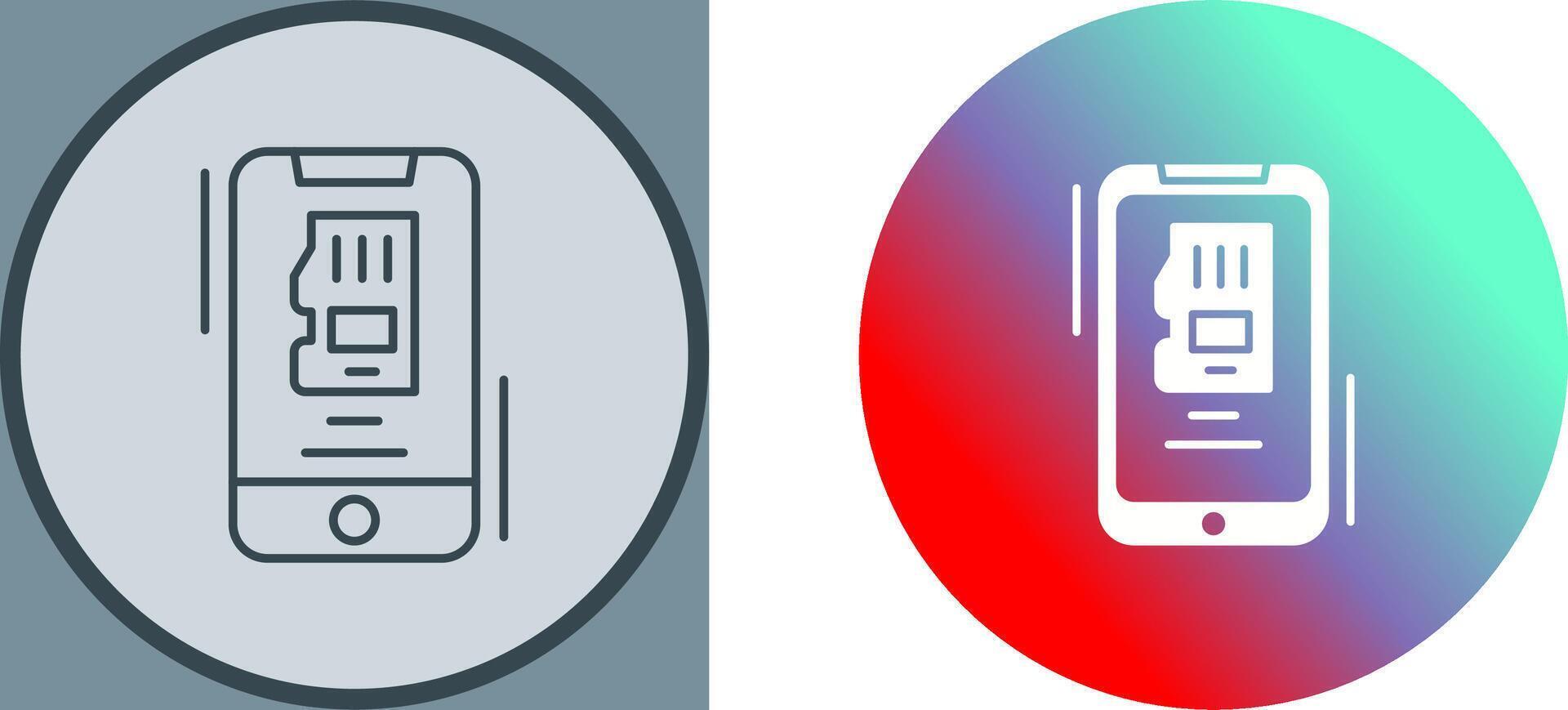 Memory Icon Design vector