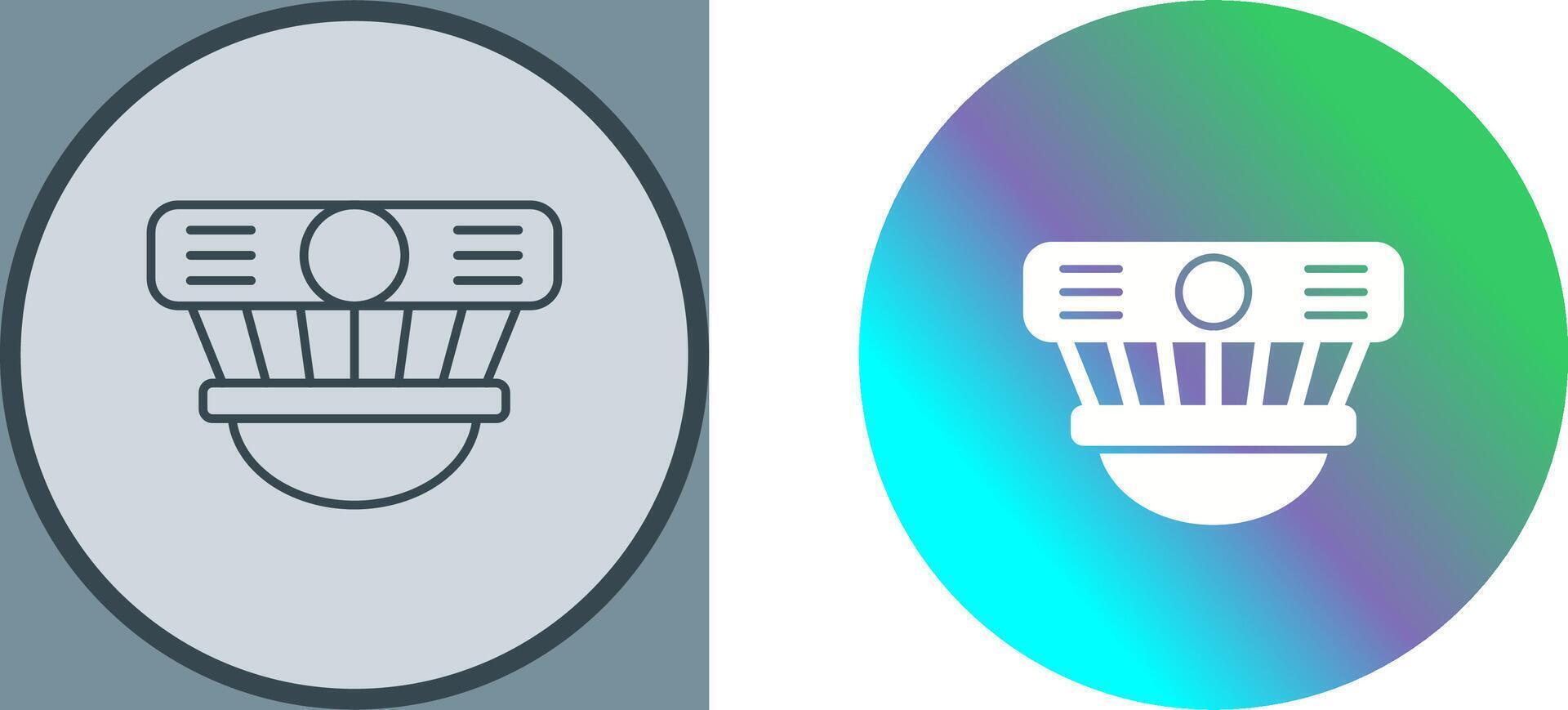 Smoke Detector Icon Design vector
