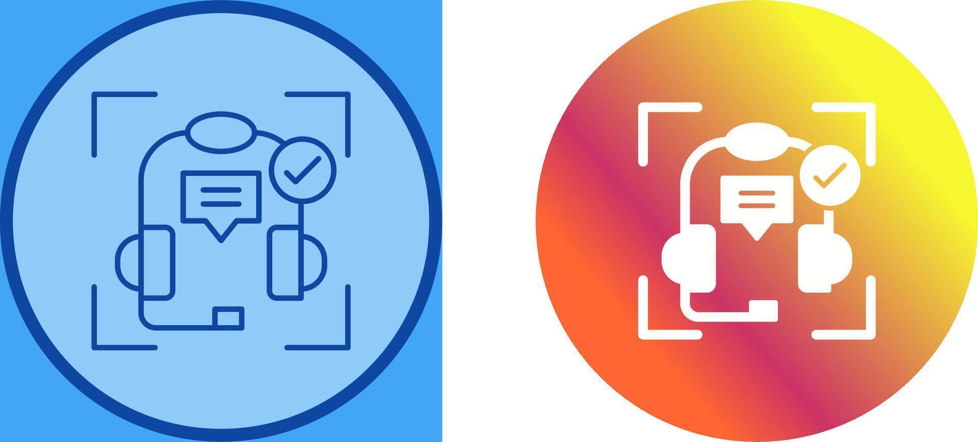 Technical Support Icon Design vector