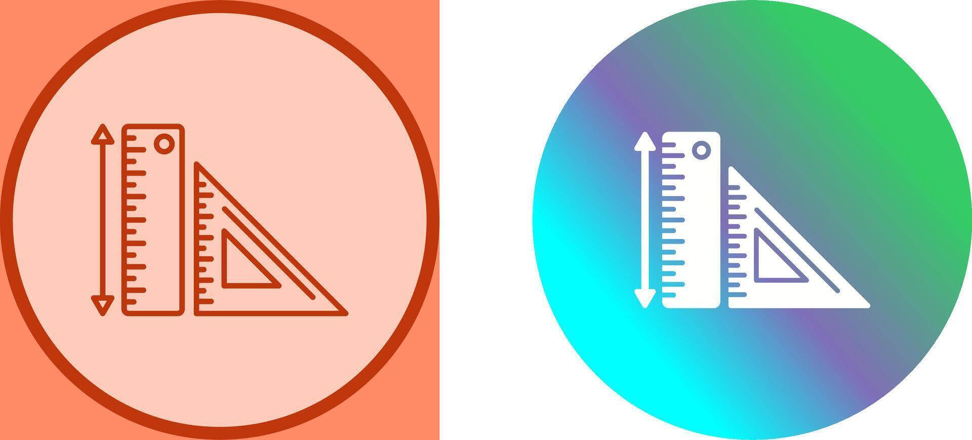 Rulers Icon Design vector