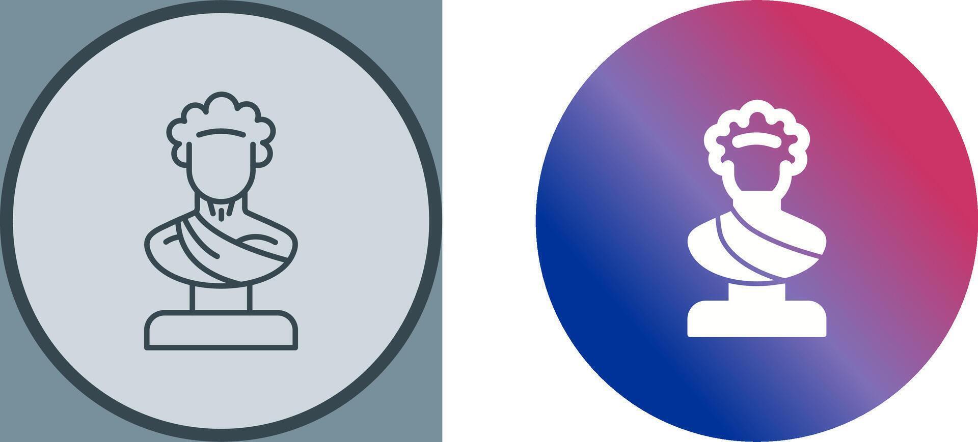 Statue Icon Design vector