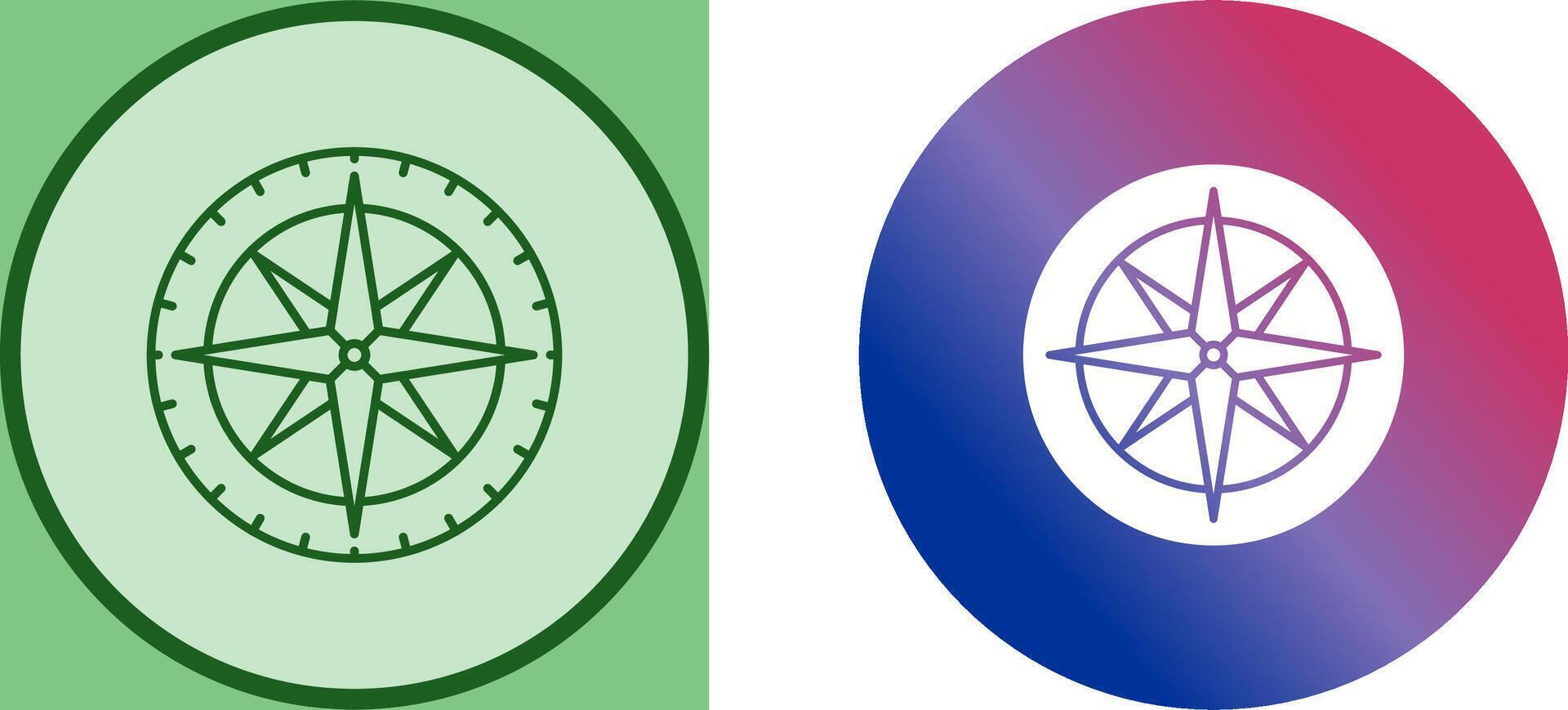 Compass Icon Design vector