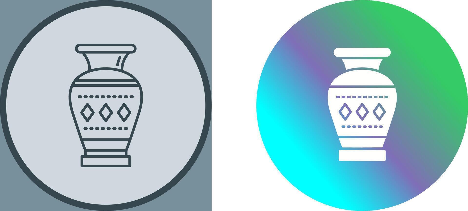 Vase Icon Design vector