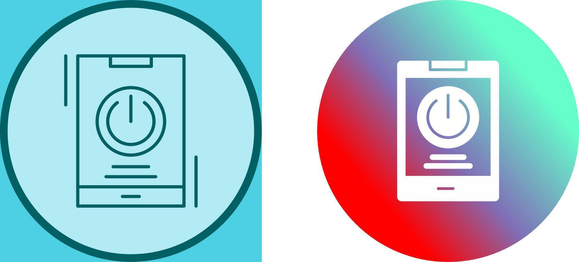 Power Icon Design vector