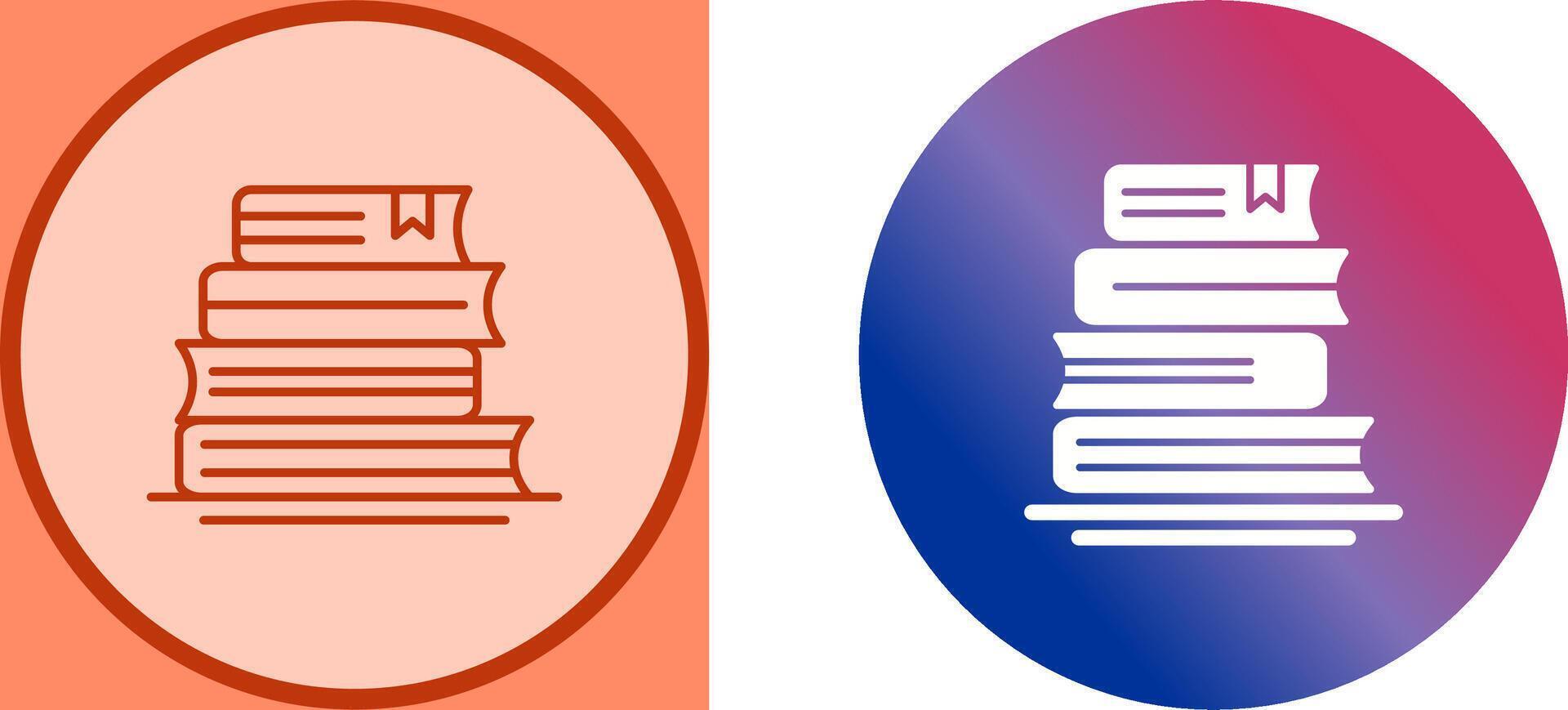 Books Icon Design vector