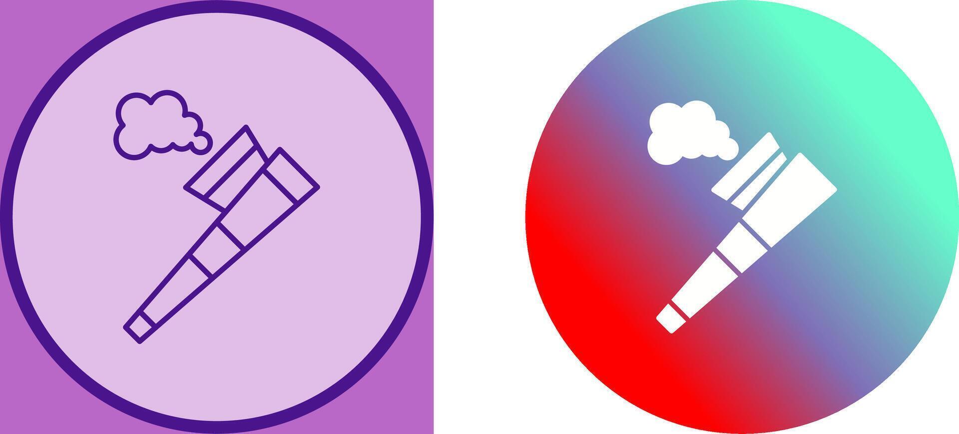 Pipe Icon Design vector