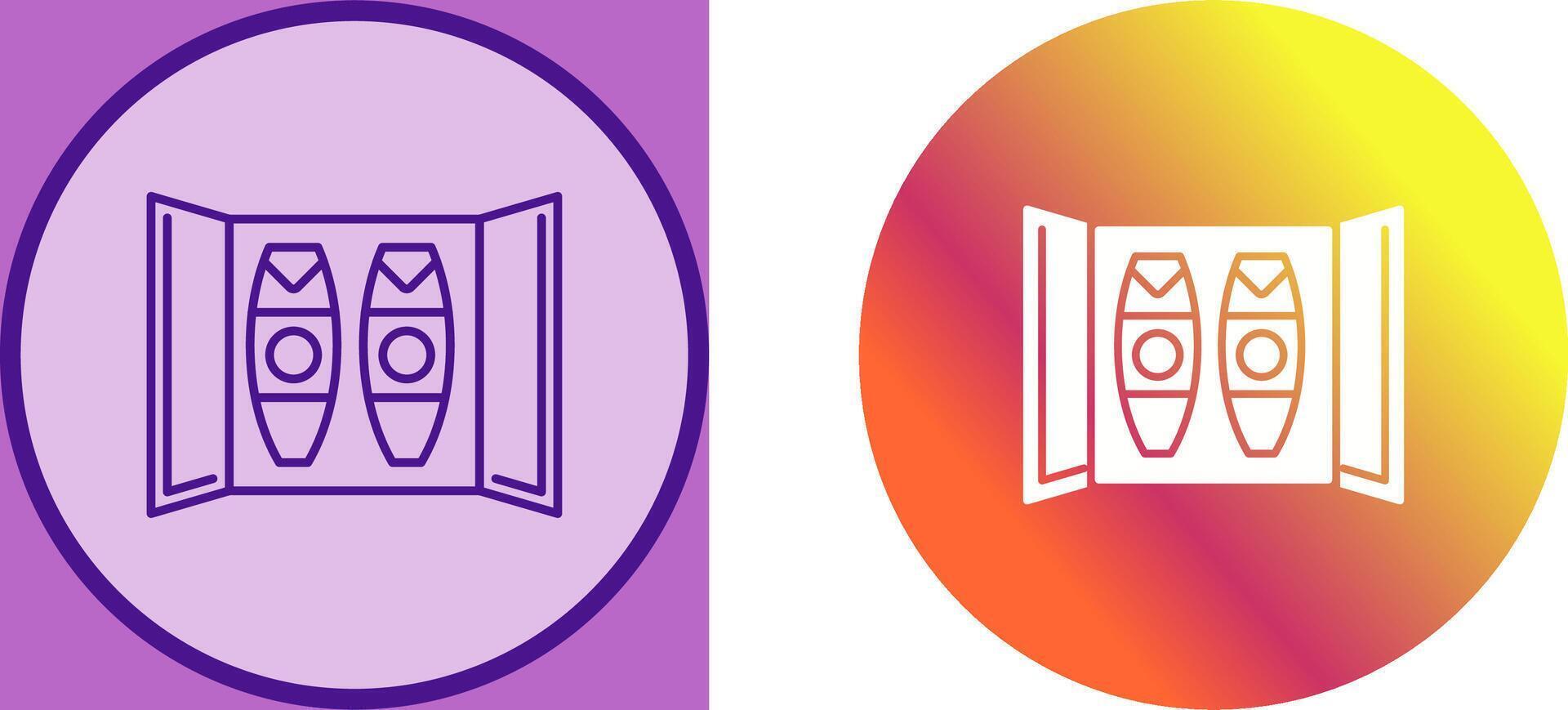 Cigar Box Icon Design vector