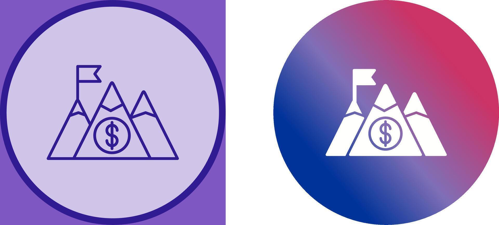 Mountain Icon Design vector