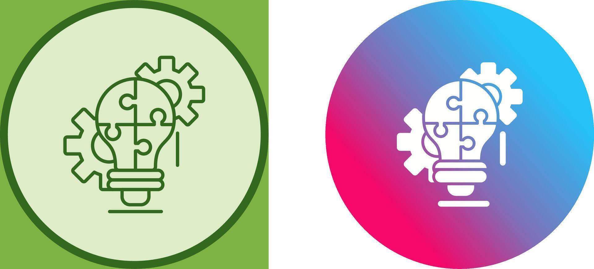 Problem Solving Icon Design vector