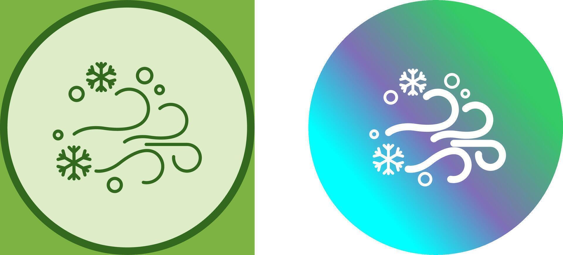 Blizzard Icon Design vector