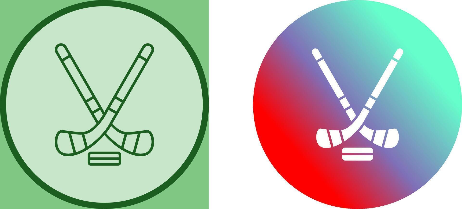 Ice Hockey Icon Design vector