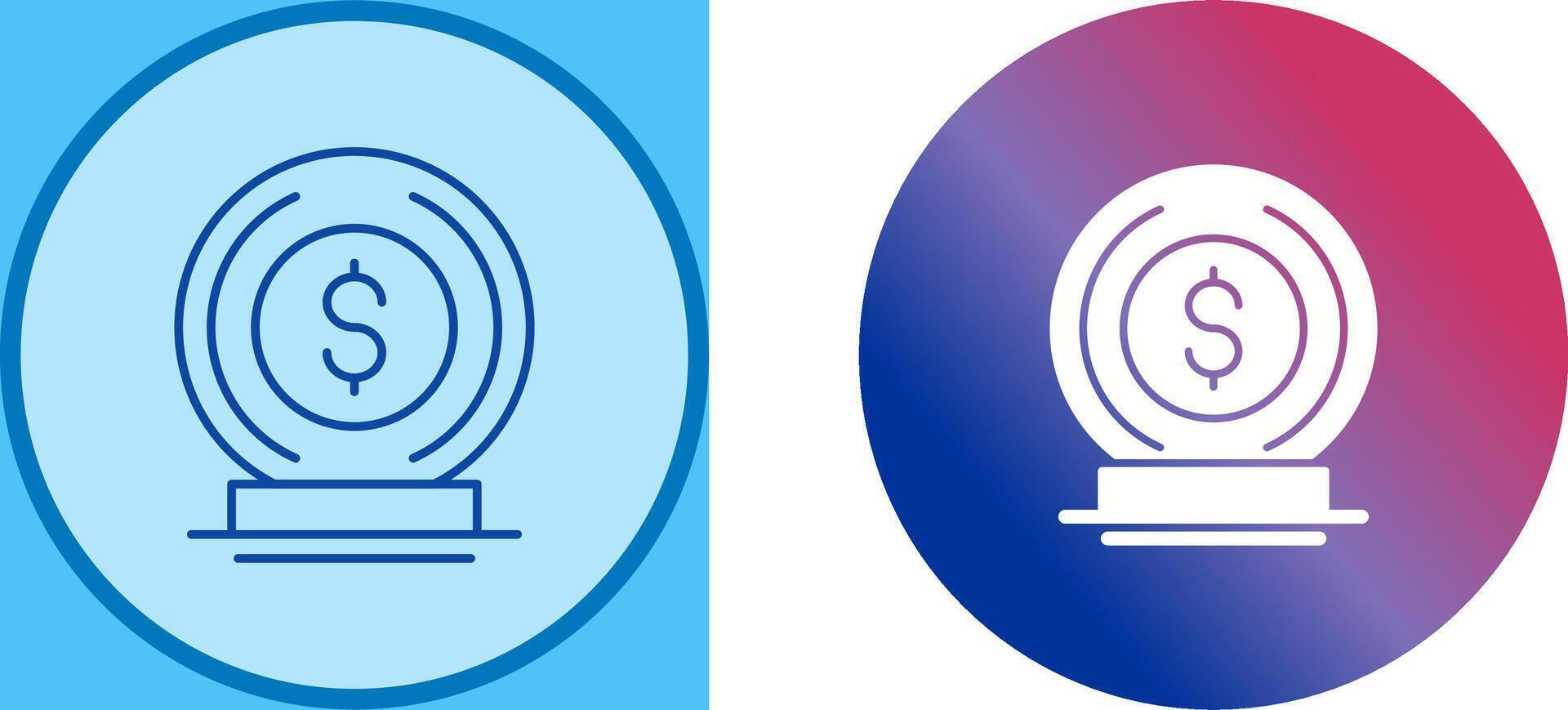 Coin Icon Design vector