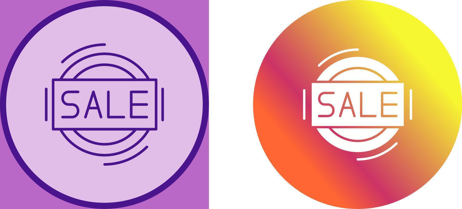 Sale Icon Design vector