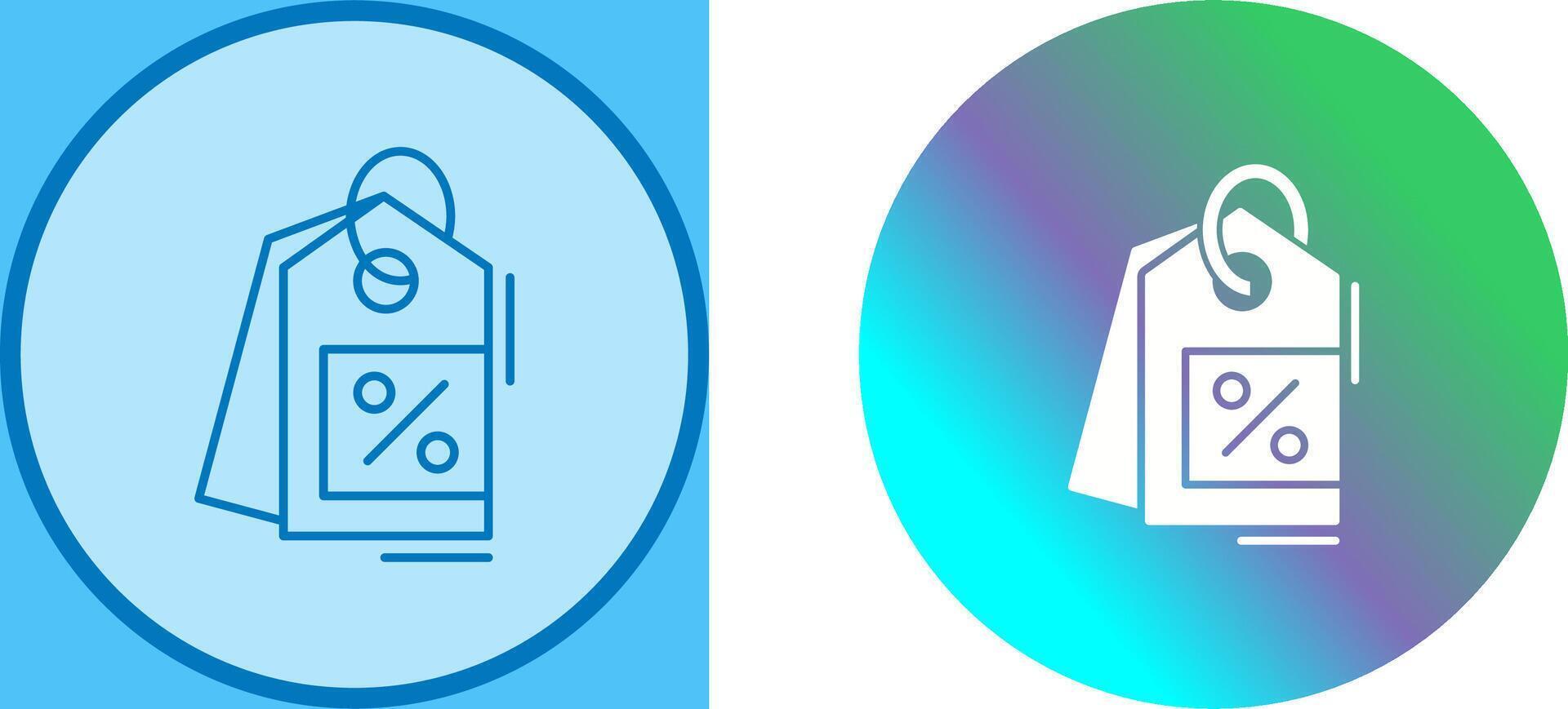 Price Tag Icon Design vector