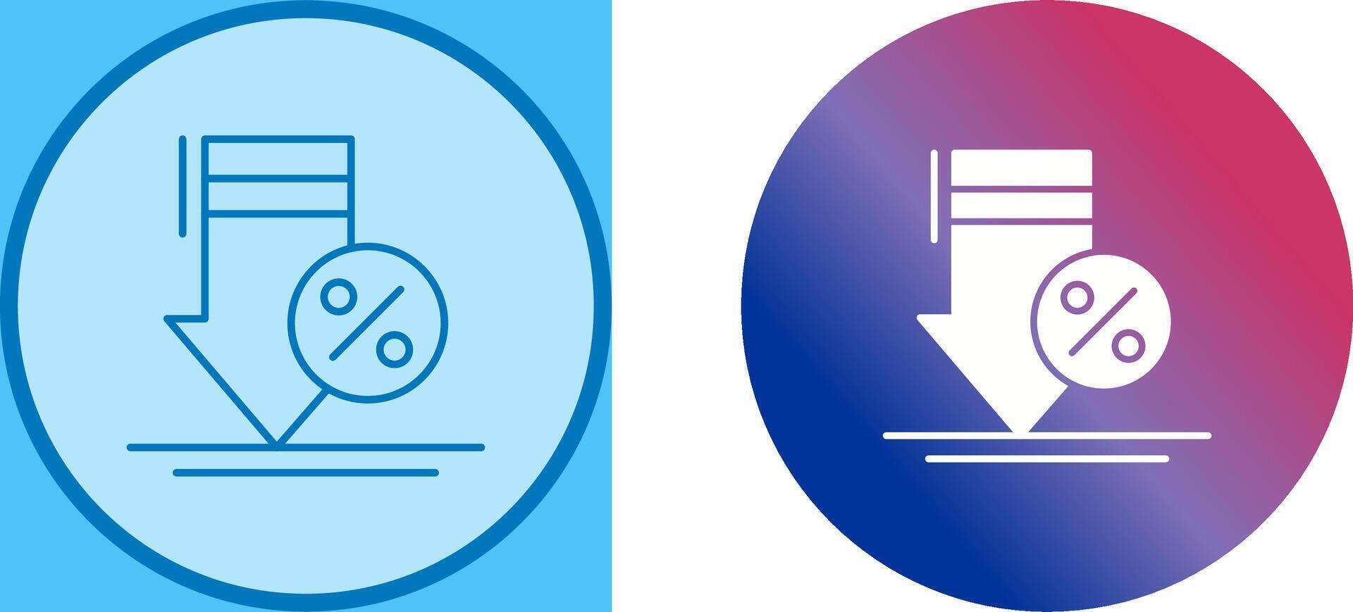 Discount Icon Design vector