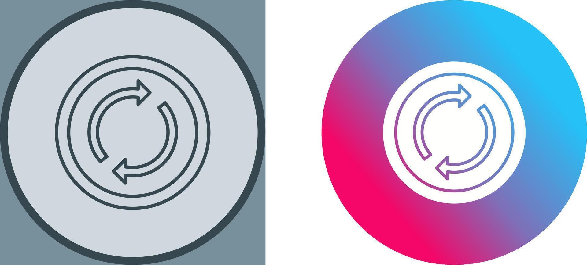 Loop Icon Design vector