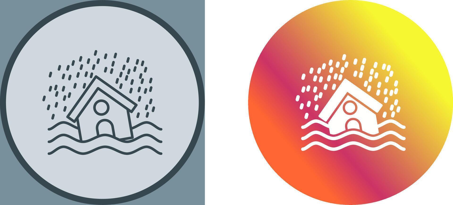 Disaster Icon Design vector