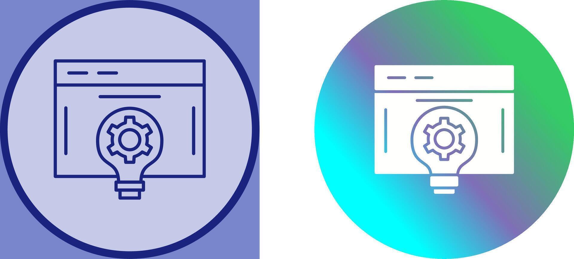 Inovation Icon Design vector
