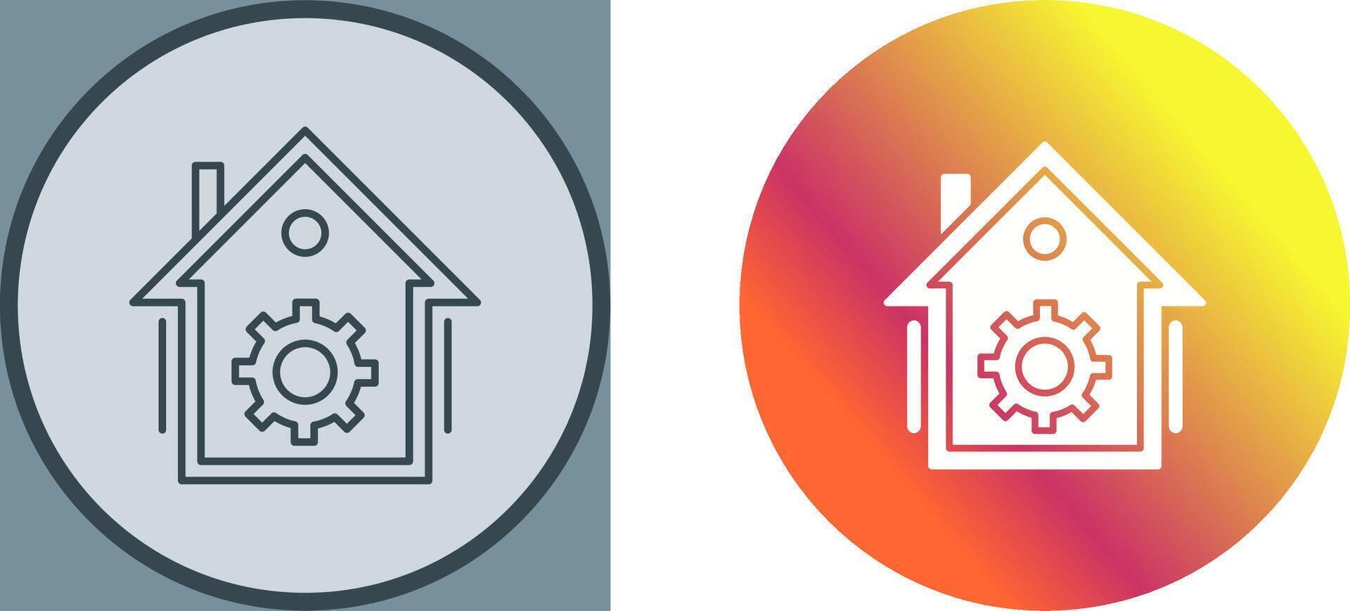 Home Automation Icon Design vector