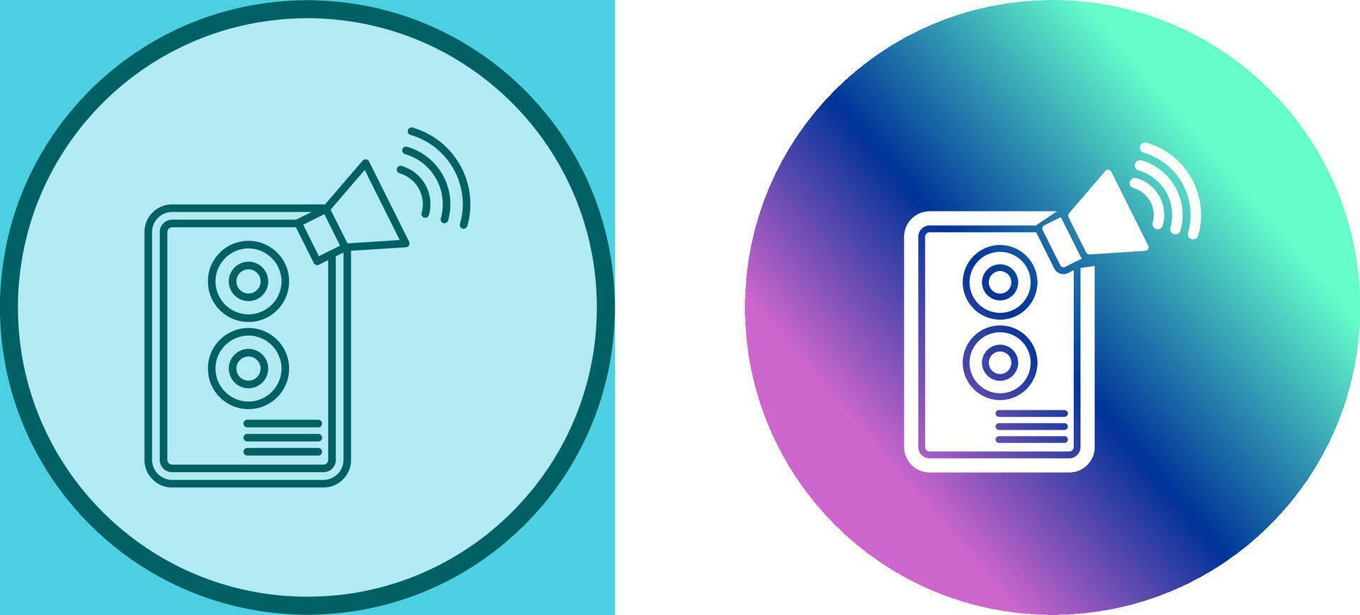 Speaker Icon Design vector