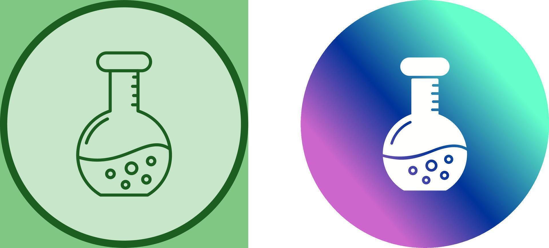 Flask Icon Design vector