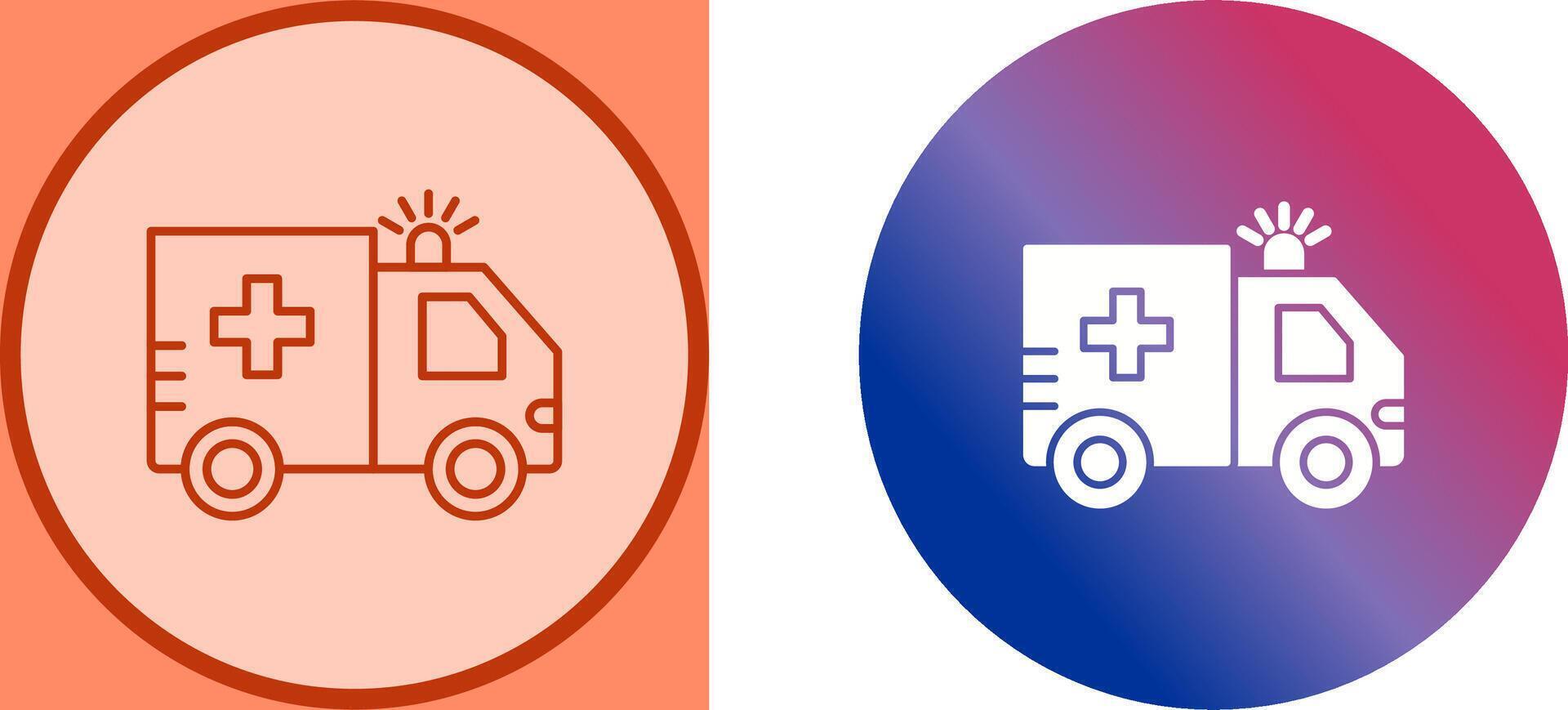 Ambulance Icon Design vector