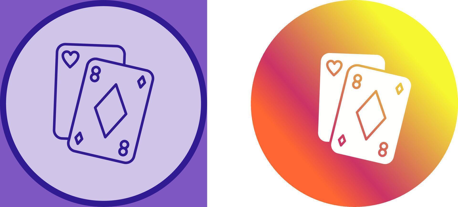 Poker Icon Design vector