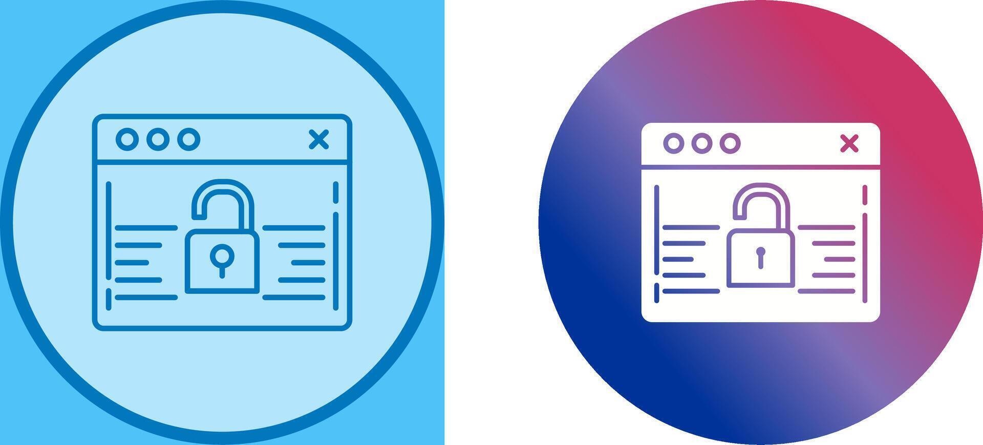 Password Icon Design vector